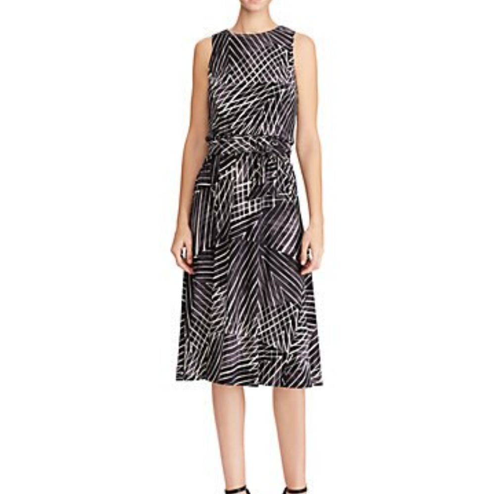 Lauren Ralph Lauren Print Jersey Dress